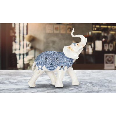 Alceste 12.5"H Thai Elephant Figurine Unique Gifts