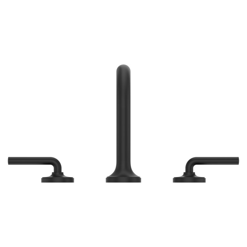 Tenet 2-Handle 8 in Widespread Bathroom Faucet, Matte Black