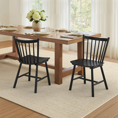 Windsor Dining Chair Solid Wood Side Chairs 