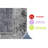 Area Rug, Collection 5X7 Light Grey / Abstract
