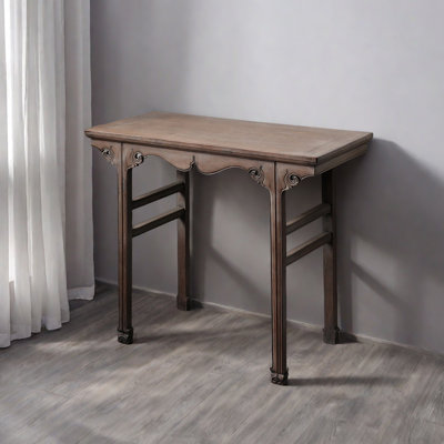 Solid wood creative vintage console table