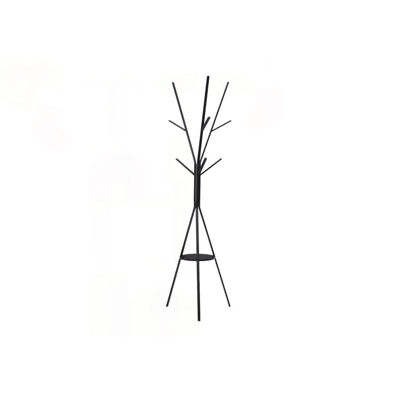Portemanteau 72 po H 6 po, Black