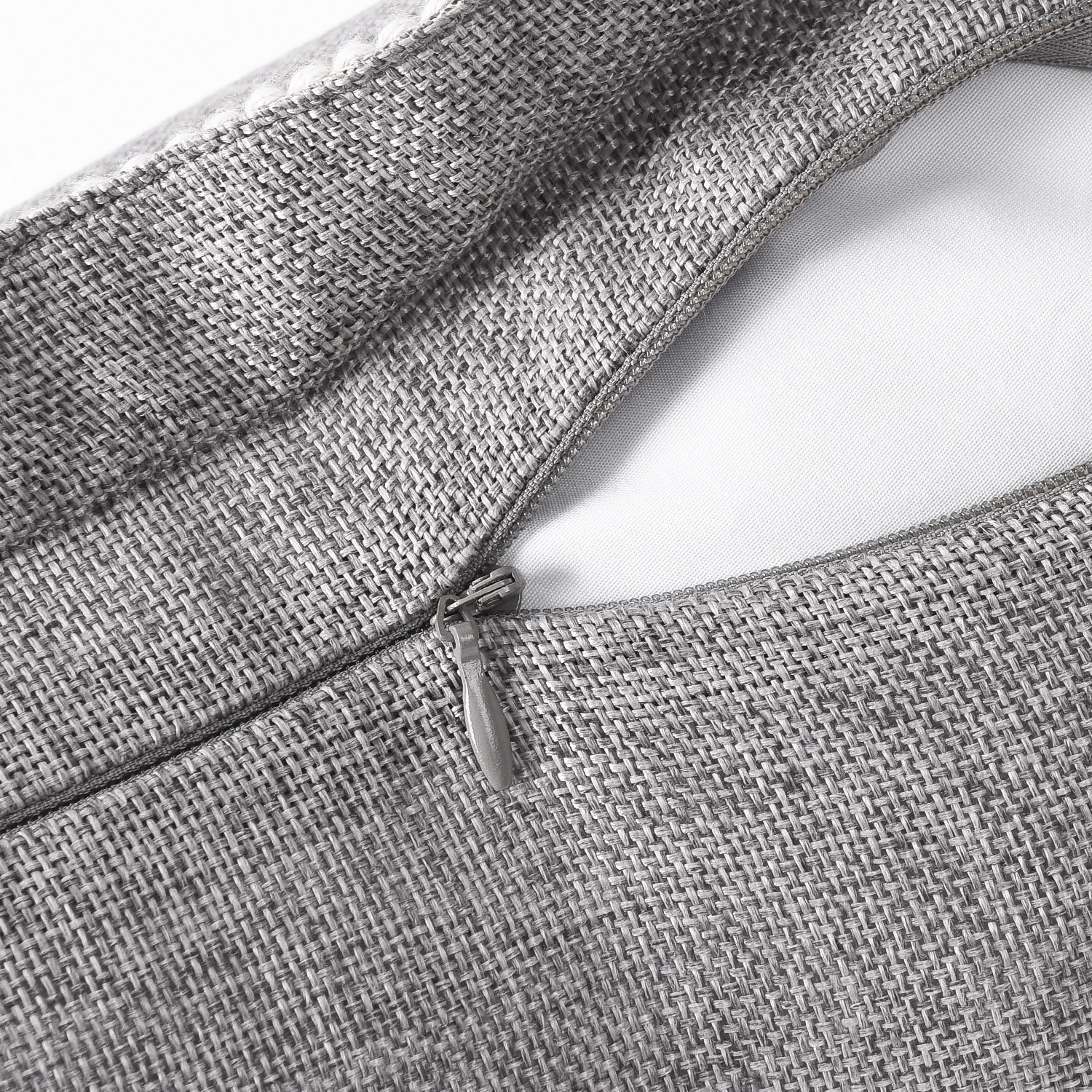 Color Pillow Cover, Gray, Square 20"