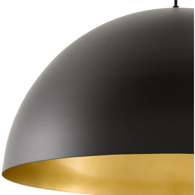 Luminaire suspendu Amil, Noir, noir, noir, noir