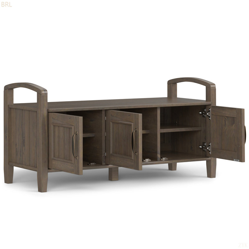 Banc de rangement pour hall d'entrée
