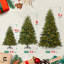 Sapin de Noël Fraser 4,5 pi avec lumières de 150 pi et branches mixtes en PVC et PE-100029682