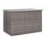 Hayots Garden Storage Box Grey 150x100x100 cm Poly Rattan