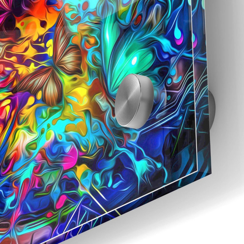 «Melting Pot», art mural en verre acrylique, H 24 po x l 24 po x P 0,2 po