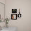 Tablettes flottantes Akasha - Ensemble de tablettes murales cubiques avec supports cachés, 3 tailles pour présenter des décorations, des livres, des photos et plus encore - quincaillerie incluse-966252496