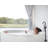 45.28" Freestanding Bathtub Faucet Floor Mount Tub Filler, High Flow Swivel Spout Shower Faucets with Handheld Shower Mixer Taps-64829956