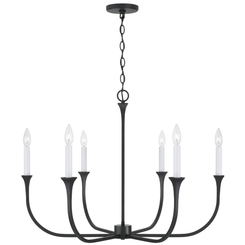 Decklan 6 - Light Dimmable Classic / Traditional Chandelier