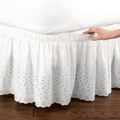 Ruffled Wrap Around Bed Skirt
