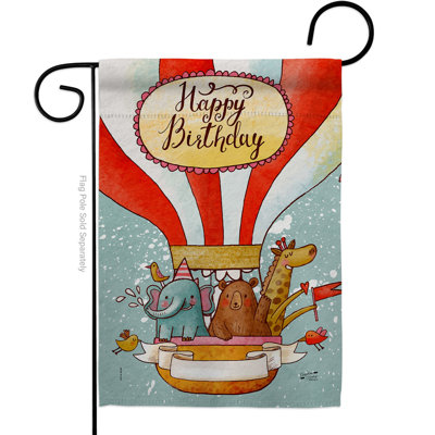 Dagney Double Sided 18.5'' H x 13'' W Polyester Animal Garden Flag
