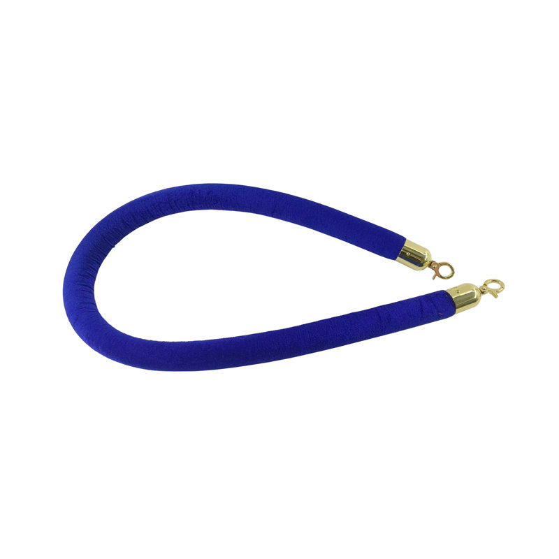 Corde de velours bleu en velours bleu Fixturedisplays® Starrion Queue