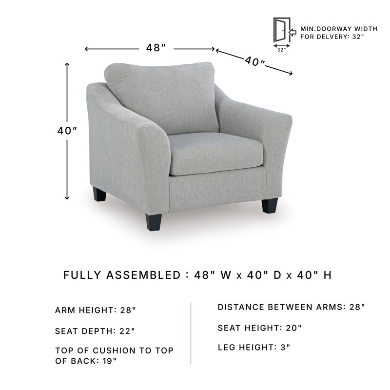 Parsons Oversized Chair