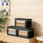 Large Fabric Storage Bins With Lids And Clear Windows, 4-Pack Foldable Closet Organizer Bins With Handles For Clothes, Towels, And Home Organization-1792984485-1792984500-1792984458