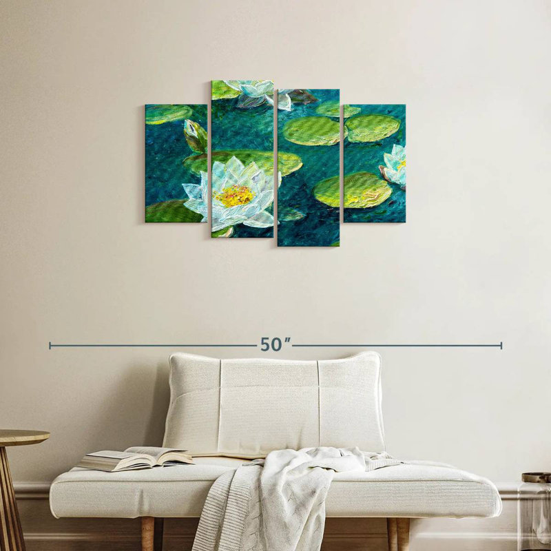 Harnek Lily Pad Flower, 22" H x 36" W