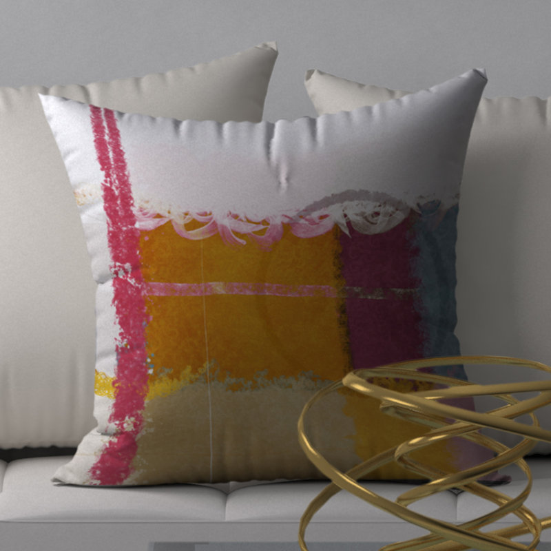 Reversible Throw Pillow, 24" x 24"