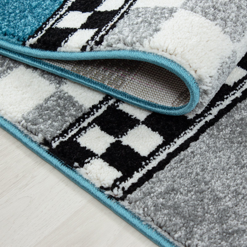 Orville Blue Rug, Rectangle 160 x 230cm