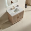 Meuble-lavabo autoportant moderne avec lavabo simple-1291591282