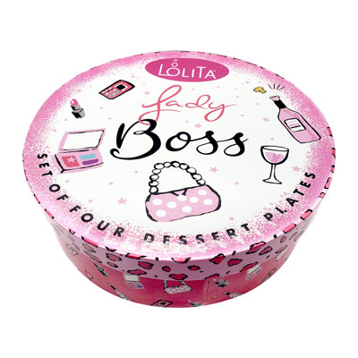 4 Piece Lolita® Lady Boss Dessert Plate