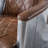Pettengill Tufted Distressed Genuine Top Grain Leather Armchair-276744617
