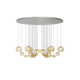 Oto Suspension Cha Smoky Striped Satin Nickel G9 Ul