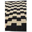 Tapis noir et blanc Ousley
