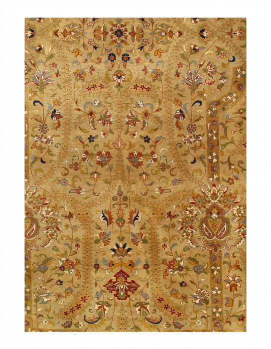 Fine Hand Knotted Tabriz design 9'3"X 17'6"