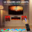 Meuble télé lustré de 68 po avec foyer de 35,6 po Bhhatu-550072459
