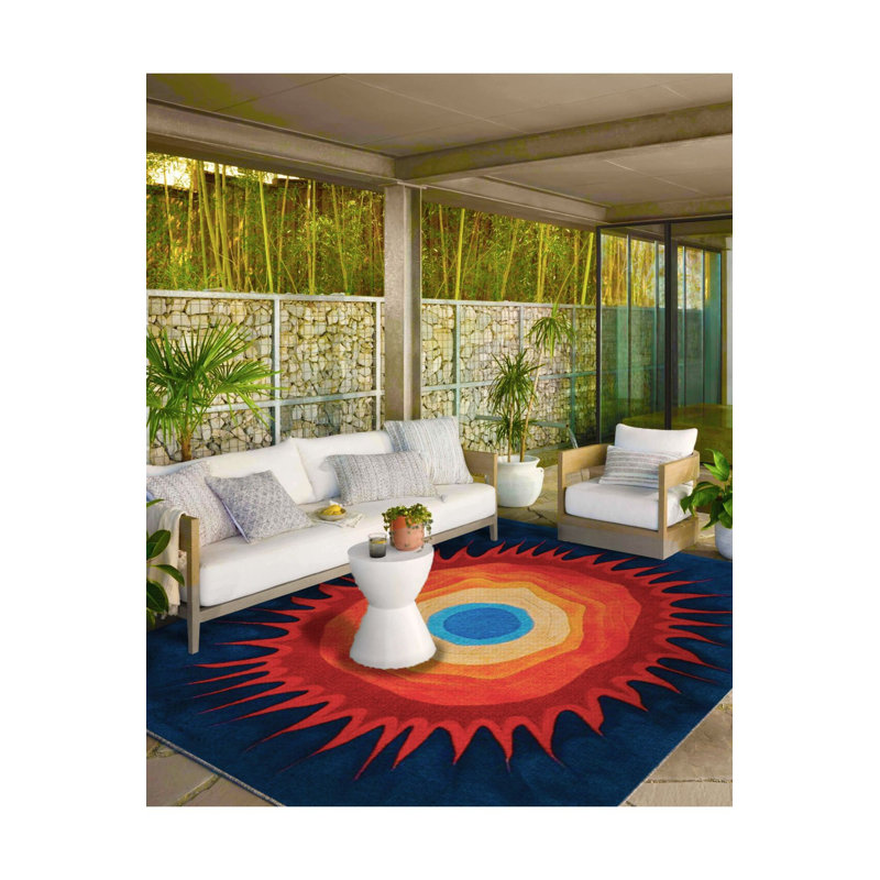 Tapis décoratif lavable à la machine moderne Paris, Sous-tapis rectangulaire 2 pi 6 po x 4 pi 11 po