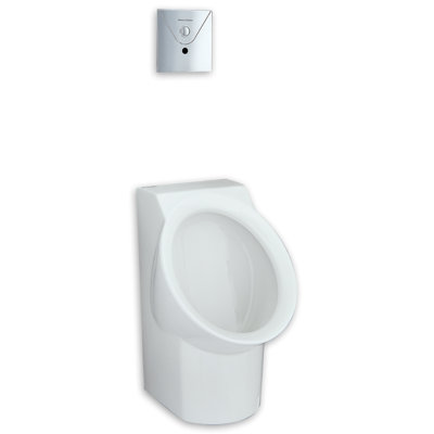 Decorum 0.125 Gallons GPF Ceramic Wall Top Spud Urinal