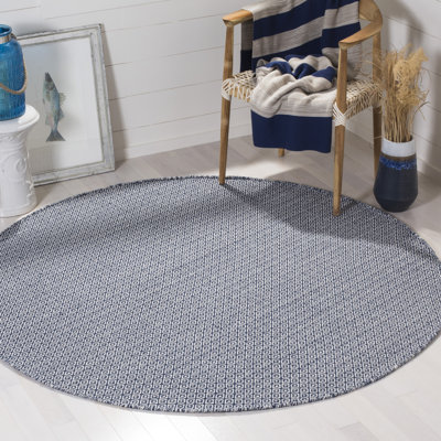 Absaln Hand Woven Cotton Geometric Rug