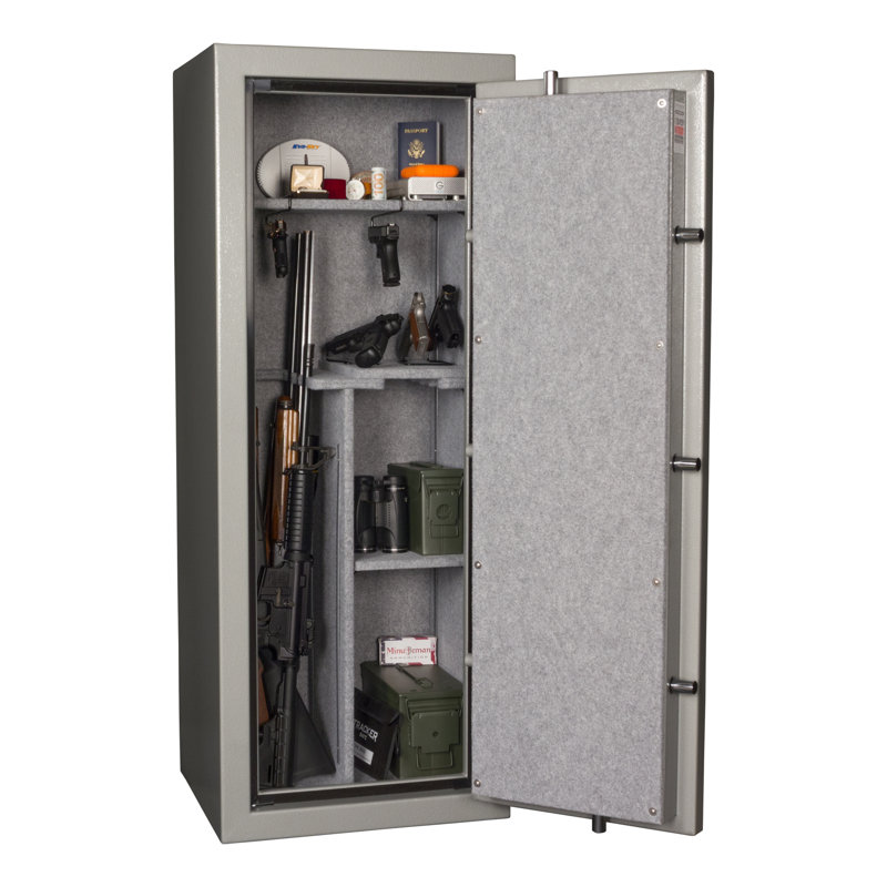 Gun Safe Dial or Electronic Lock, 59" H x 23" W x 20" D, High Security Electronic