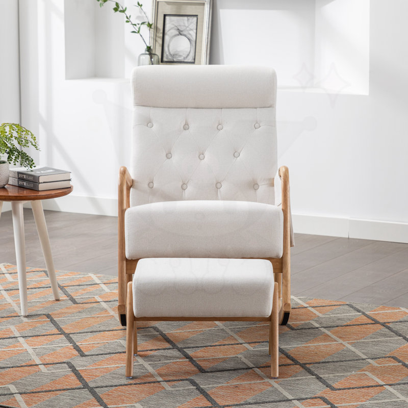 Chaises berçantes, Blanc