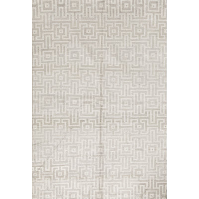 Hand-Knotted High-Quality Beige Area Rug