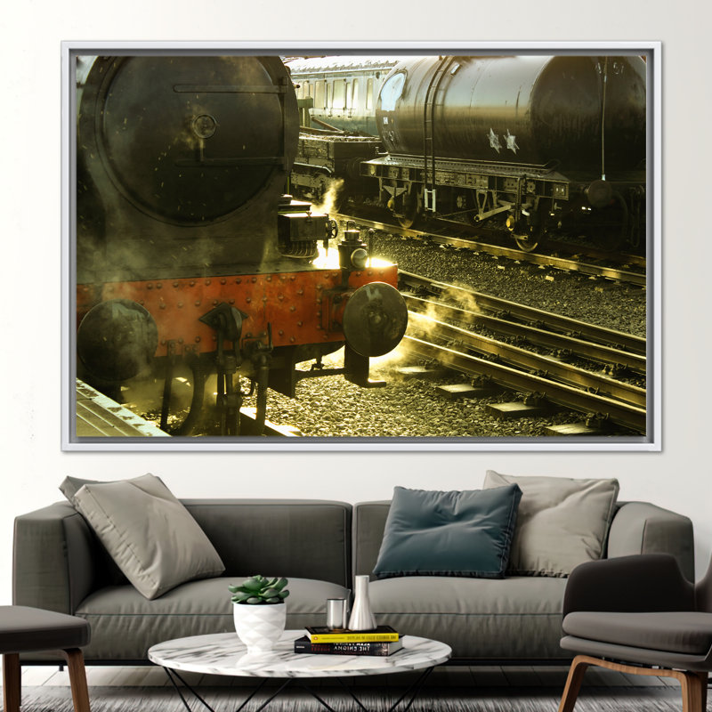Print on Canvas, White, Framed Print without Mat, 20 cm H x 30 cm W