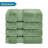 Maleigh 100% Cotton Soft Absorbent 4 Piece Washcloths Set-640579164