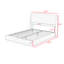 Structure de lit plateforme tapissier avec tête de lit-1062161018