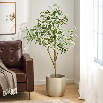 Eucalyptus artificiel en pot