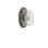 Cottage Plate with Crystal Victorian Knob