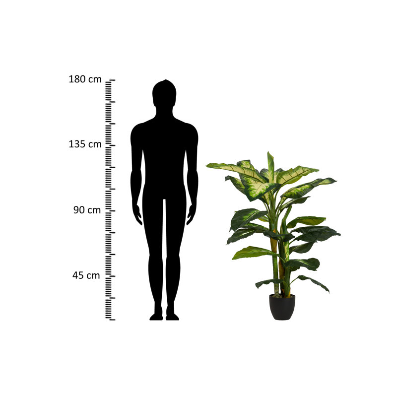 130cm Faux Banana Leaf Plant in Pot