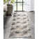 Chimene Lilith Modern Abstract Grey Rug