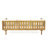Outdoor Teak Patio Daybed with Cushions-1489714564