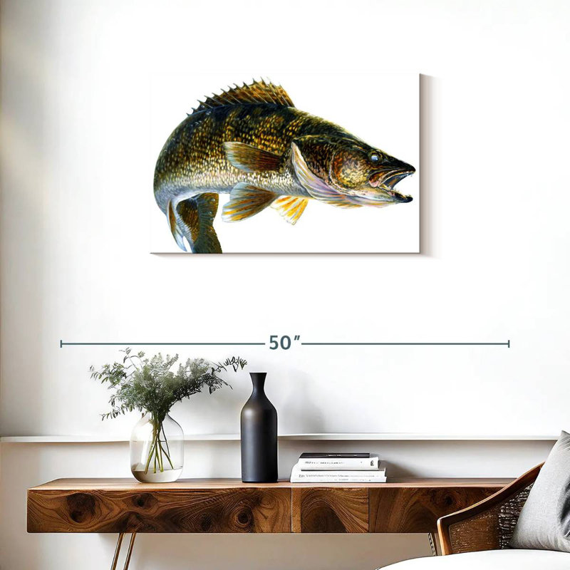 Break Line Walleye, H 20 po x l 30 po