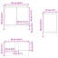 58mm Single Bathroom Vanity with Basin
