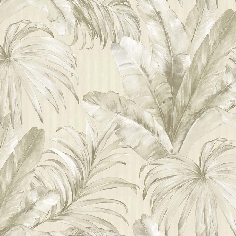 Rouleau de fleurs Azahel, Beige