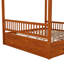 Wooden Canopy Bed With Storage Drawers-21465289-21465291