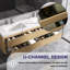 Meuble-lavabo mural flottant avec double surface de comptoir en blanc-570552124-570552126