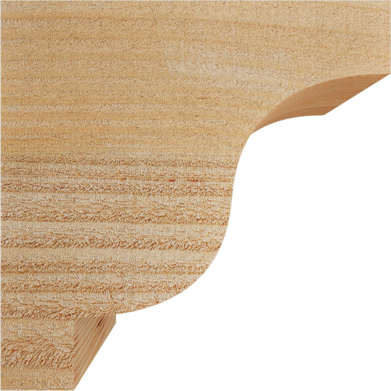 Newport Corbel, H 8 po x l 4 po x P 8 po, Sapin de Douglas, Sciage brut